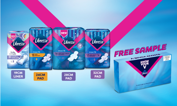 LIBRESSE® KNOW YOUR V TRIAL PACK WINGS